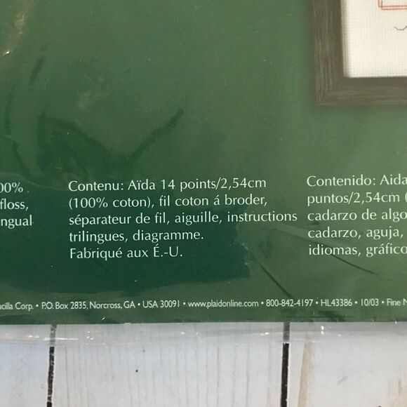 Bucilla Donna Dewberry 43386 floral counted cross stitch New - Picture 4 of 4